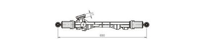Stūres mehānisms GENERAL RICAMBI RE4017