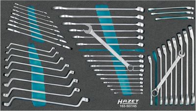 Uzgriežņu atslēgu komplekts HAZET 163-507/45