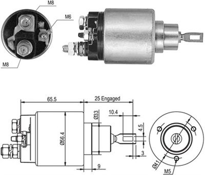 Ievilcējrelejs, Starteris MAGNETI MARELLI 940113050417