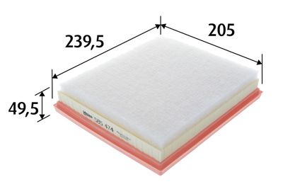 Воздушный фильтр VALEO 585474