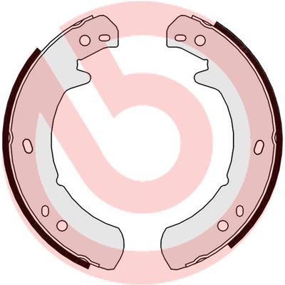 Bremžu loku kompl., Stāvbremze BREMBO S 44 507