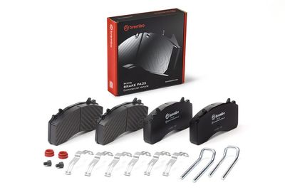 Комплект тормозных колодок, дисковый тормоз BREMBO P B3 006