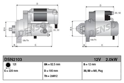 Starteris DENSO DSN2103