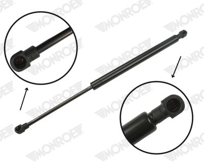 Gāzes atspere, Bagāžas/Kravas nodalījuma vāks MONROE ML6512