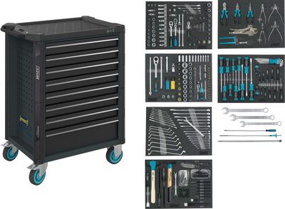 Instrumentu ratiņi HAZET 179NT-8-RAL7016/2