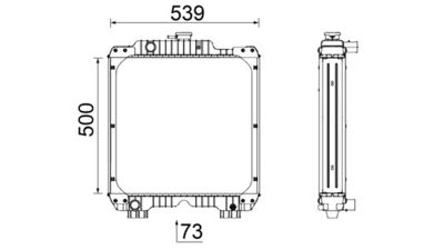 Radiators, Motora dzesēšanas sistēma MAHLE CR 2289 000P
