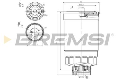 Топливный фильтр BREMSI FE0348