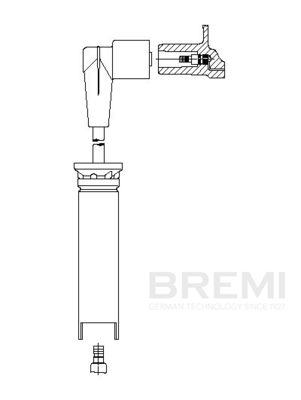 Augstsprieguma vads BREMI 490/51