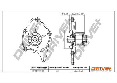 Водяной насос, охлаждение двигателя Dr!ve+ DP2310.10.102