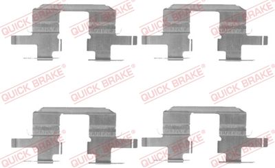 QUICK BRAKE 1091711 Piederumu komplekts, Disku
