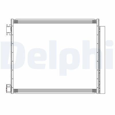 Конденсатор, кондиционер DELPHI CF20313