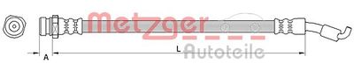 Тормозной шланг METZGER 4110821