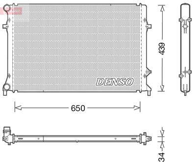 Radiators, Motora dzesēšanas sistēma DENSO DRM32042
