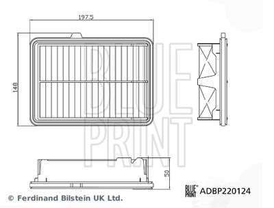 Gaisa filtrs BLUE PRINT ADBP220124