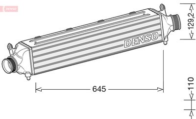 Интеркулер DENSO DIT02037