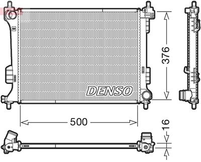 Radiators, Motora dzesēšanas sistēma DENSO DRM41010