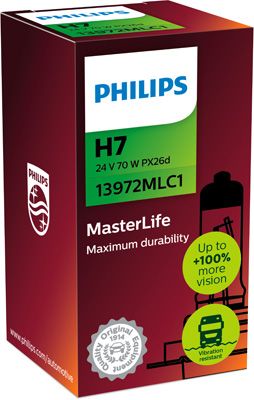 Kvēlspuldze, Tālās gaismas lukturis PHILIPS 13972MLC1