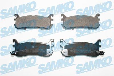 Комплект тормозных колодок, дисковый тормоз SAMKO 5SP1044