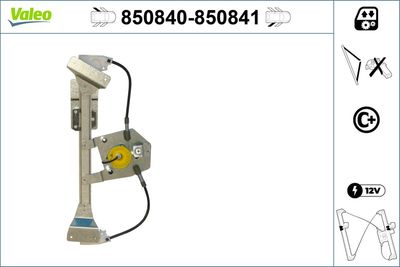 Стеклоподъемник VALEO 850840