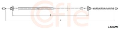 Тросик, cтояночный тормоз COFLE 92.1.DA003
