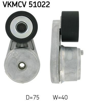 Siksnas spriegotājs, Ķīļsiksna SKF VKMCV 51022