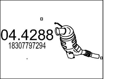 Катализатор MTS 04.4288