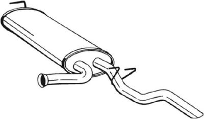 Глушитель выхлопных газов конечный BOSAL 279-911