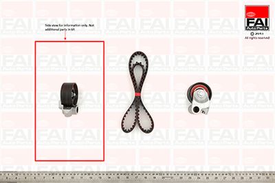 Zobsiksnas komplekts FAI AutoParts TBK450