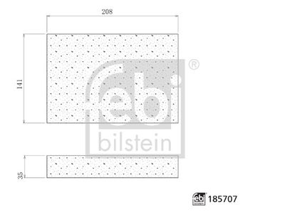 Filtrs, Salona telpas gaiss FEBI BILSTEIN 185707