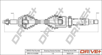 Приводной вал Dr!ve+ DP2110.10.0359