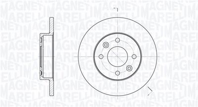 Тормозной диск MAGNETI MARELLI 361302040191