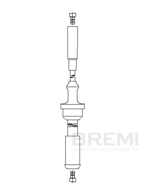 Augstsprieguma vads BREMI 6A13/75