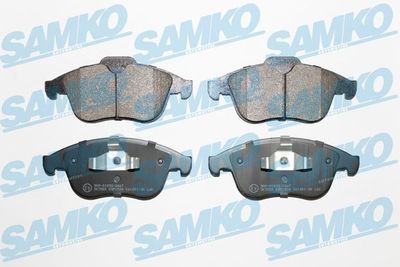Комплект тормозных колодок, дисковый тормоз SAMKO 5SP1534