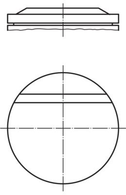 Поршень MAHLE 002 71 10