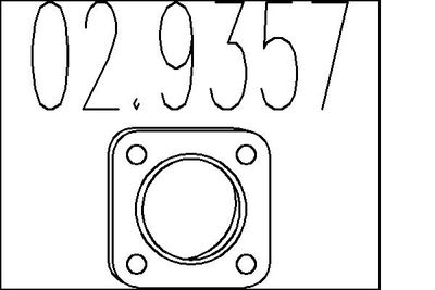 Blīve, Izplūdes caurule MTS 02.9357