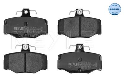 Комплект тормозных колодок, дисковый тормоз MEYLE 0252154515