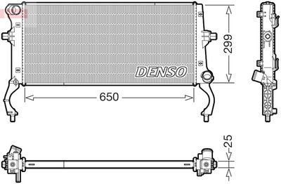 Radiators, Motora dzesēšanas sistēma DENSO DRM43023