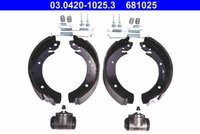 Bremžu loku komplekts ATE 03.0420-1025.3