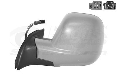 Ārējais atpakaļskata spogulis VAN WEZEL 0906827