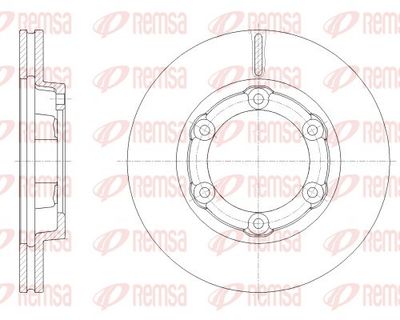 Bremžu diski REMSA 62524.10