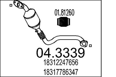 Катализатор MTS 04.3339