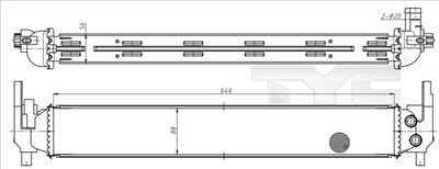 Radiators, Motora dzesēšanas sistēma TYC 737-0070