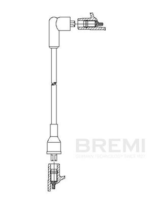 Augstsprieguma vads BREMI 614/45