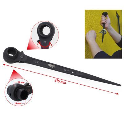 Uzmaucamā uzgriežņu atslēga KS TOOLS 522.1922