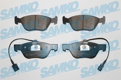 Комплект тормозных колодок, дисковый тормоз SAMKO 5SP1084