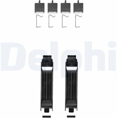Комплектующие, колодки дискового тормоза DELPHI LX0681