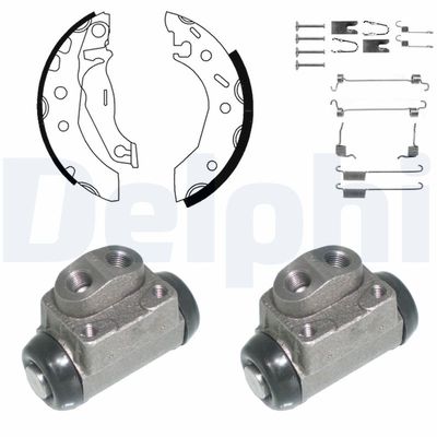 Bremžu loku komplekts DELPHI KP897