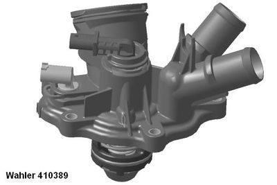 Termostats, Dzesēšanas šķidrums BorgWarner (Wahler) 410389.103D