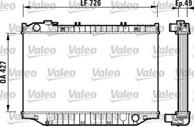 Radiators, Motora dzesēšanas sistēma VALEO 732415
