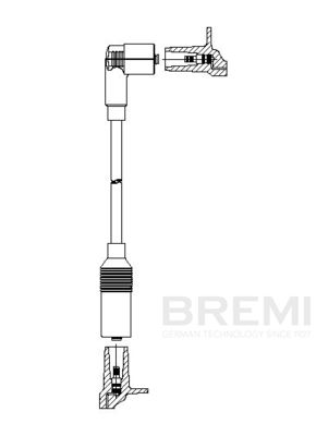 Провод зажигания BREMI 115/70